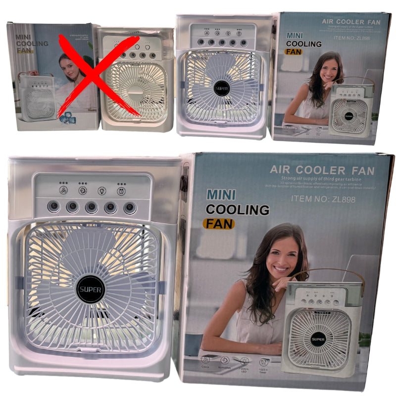 10-Inch Large Portable Air Conditioner Fan