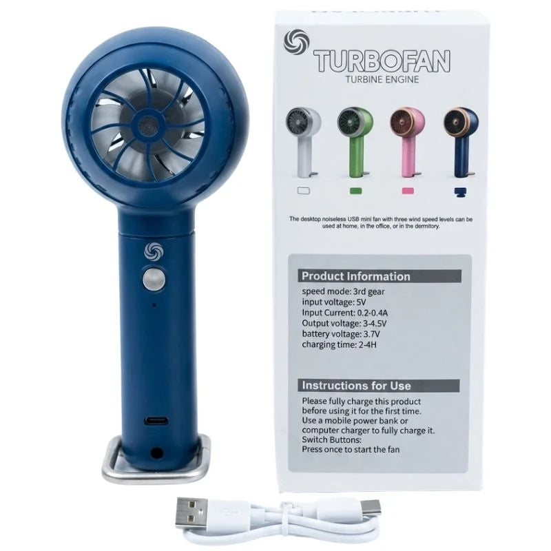 TurboFan Rechargeable Mini Cooling Fan