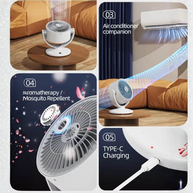 Oscillating Desktop Circulating Fan FT-905