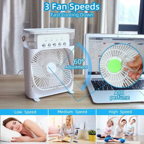 10-Inch Large Portable Air Conditioner Fan