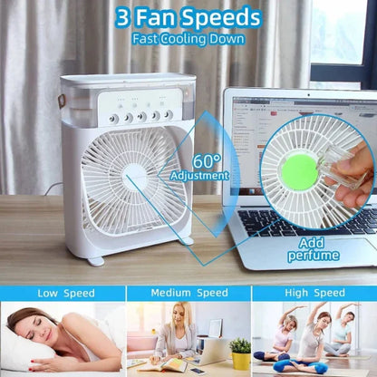 10-Inch Large Portable Air Conditioner Fan